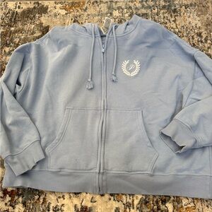 PINK Victoria's Secret Light Blue Hoodie